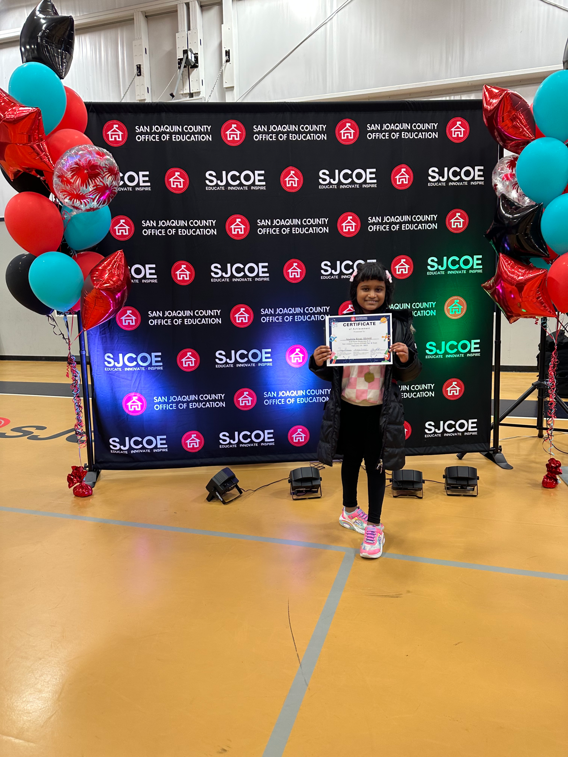 STEAM Fair Project, Lemon Battery, Anahita, adventures with Anahita, Questa Elementary School