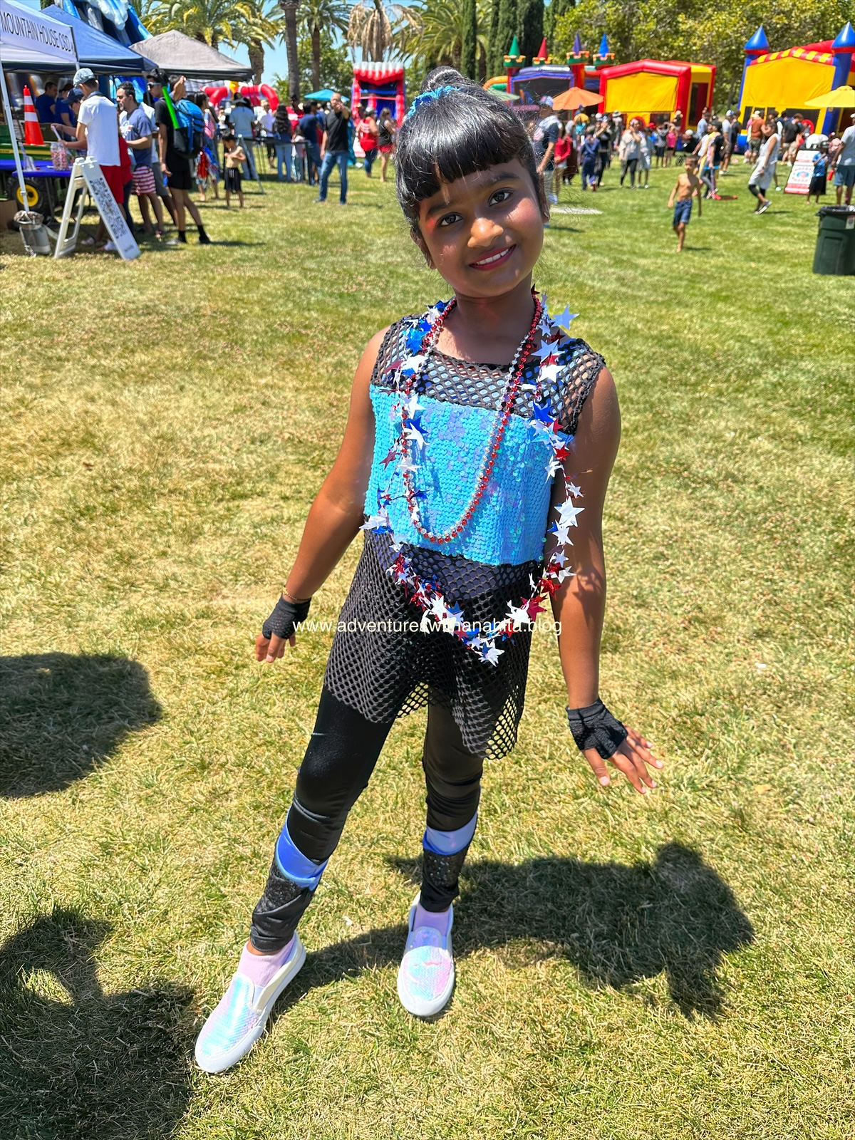 July 4th dance adventure at Central Park, Mountain House Author Anahita Riyaz Ahmed. Adventure with Anahita